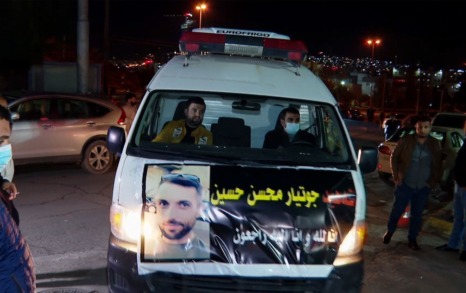 Jutyar’s body was returned to Duhok from Turkey on February 23, 2021. Photo: Rudaw